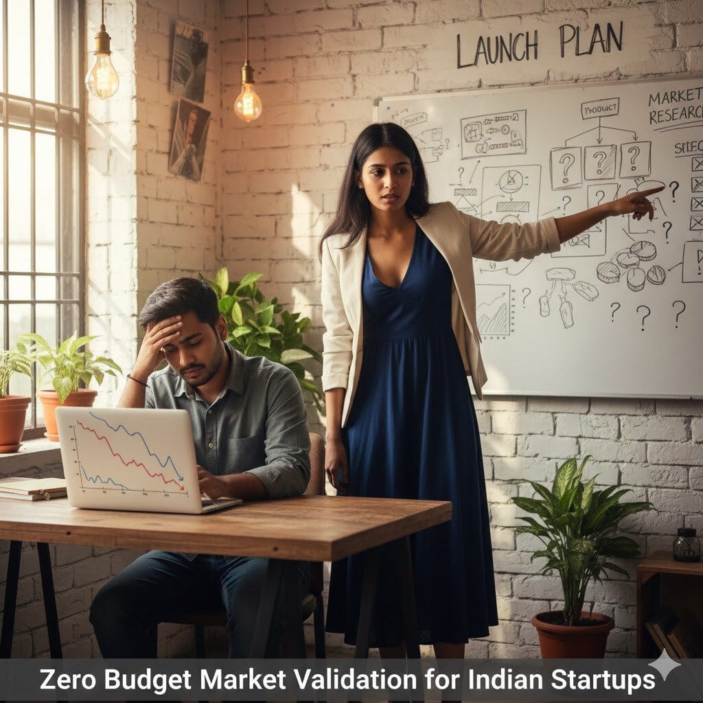 zero budget market validation, startup idea testing tools, competitor sentiment analysis, consumer feedback aggregation, MVP launch strategy AI, cost-free business intelligence, product-market fit checklist, pre-launch customer survey
