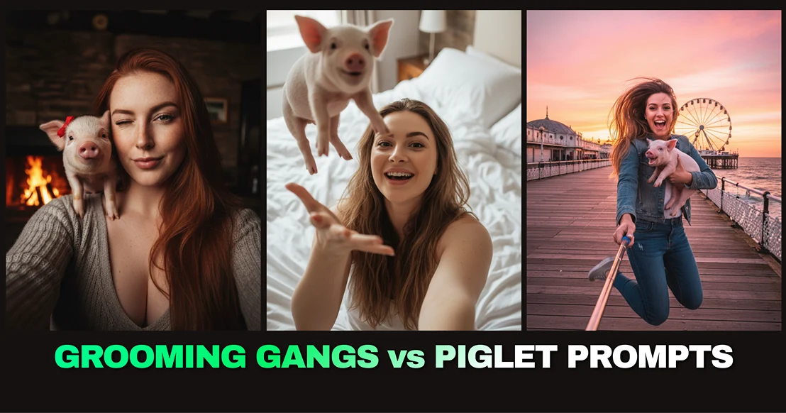Grooming Gangs vs Piglet Prompts – Grok Imagine Prompts UK Child Photo Safety Trend