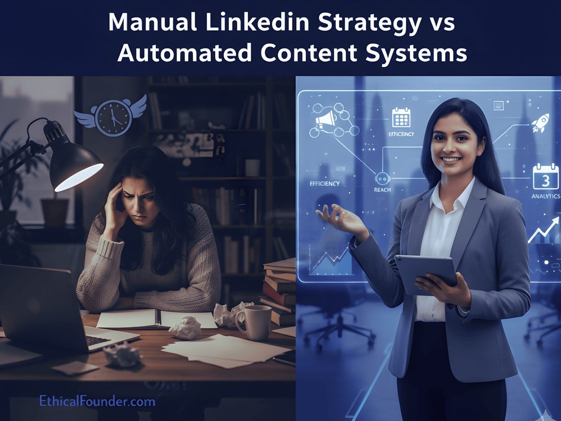 LinkedIn Automation, LinkedIn content automation, viral LinkedIn posts automation, AI content engine for startups, AI powered personal branding, build LinkedIn authority with AI, digital growth for Indian startups, social media automation, content strategy, founder branding, MSME growth