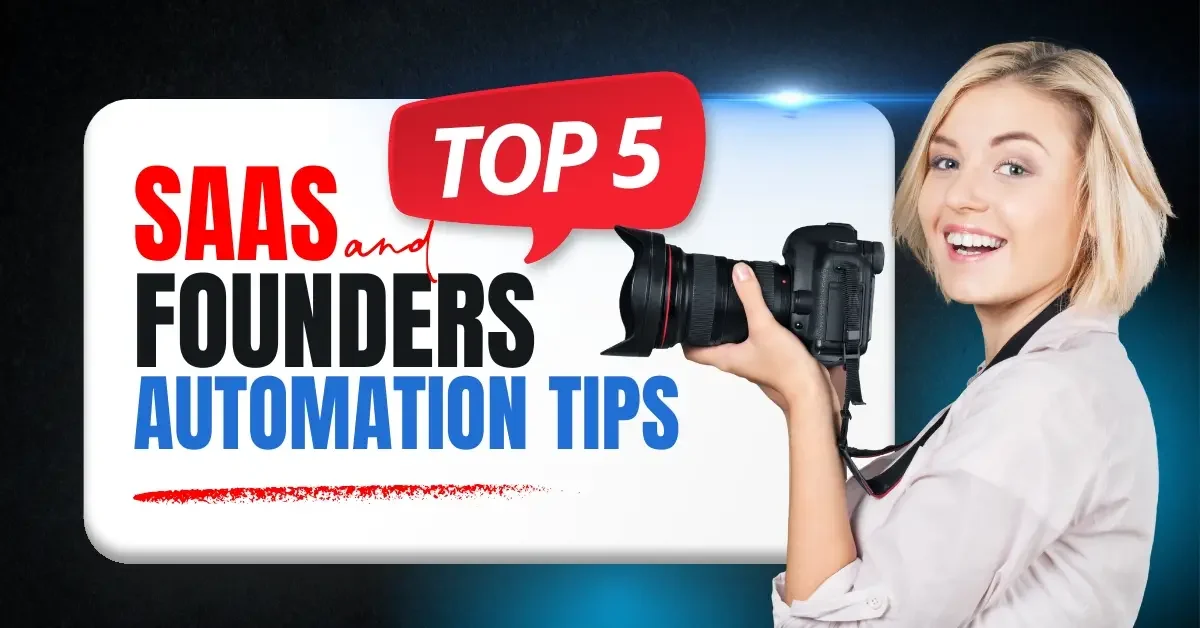 SaaS founders automation tips. A professional featured image representing digital transformation and scaling with automation to achieve a 25% reduction in operational costs