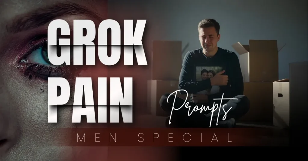 How to use grok AI photo editing prompt for raw breaking point photography mental health content