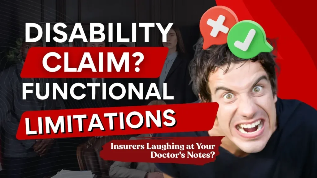 Ethical Founder reveals exactly how doctors fail at documenting functional limitations on disability claims causing denials across United States